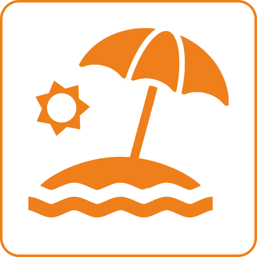 В 300 м от пляжа